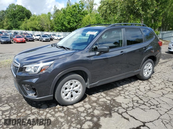 2019 Subaru Forester with VIN JF2SKACC7KH463306, listed as a Copart auction lot 57237345 with 21,680 mi miles and Salvage title. Bid and sale history available at DreamBid. Image 1.
