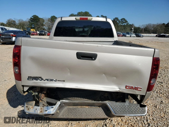 2007 GMC Canyon SLE2 with VIN 1GTDT13E278134607, listed as a Copart auction lot 48663085 with 210,201 mi miles and Salvage Title. Bid and sale history available at carsss.com. Image 6.