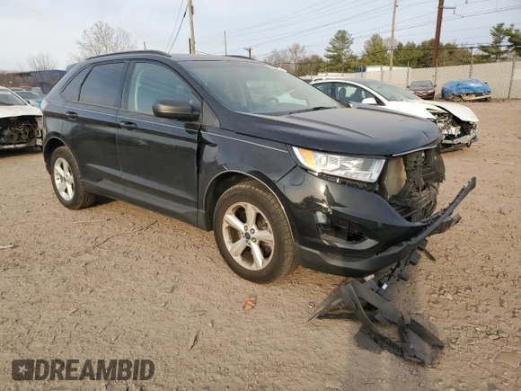 2017 Ford Edge SE with VIN 2FMPK4G9XHBC51201, listed as a Copart auction lot 48622425 with 49,286 mi miles and Salvage Title. Bid and sale history available at carsss.com. Image 4.