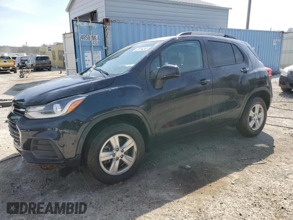 2022 Chevrolet Trax LT with VIN KL7CJPSM7NB567298, listed as a Copart auction lot 46602935 with 19,903 mi miles and Clean Title. Bid and sale history available at carsss.com. Image 1.