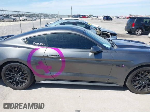 2015 Ford Mustang GT with VIN 1FA6P8CF4F5417899, listed as a IAAI auction lot 41816488 with 128,372 mi miles and . Bid and sale history available at carsss.com. Image 14.
