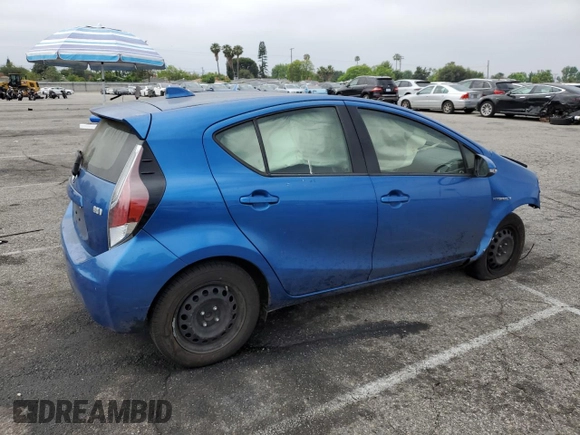 2015 Toyota Prius One z VIN JTDKDTB36F1587118, wystawiony jako Copart lot #59422605 z przebiegiem 100 010 mil mil oraz Szkoda całkowita • Salvage title. Historia ofert i sprzedaży dostępna na DreamBid. Obrazek 3.