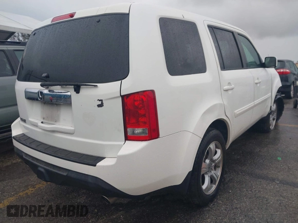 2013 Honda Pilot EX-L with VIN 5FNYF3H7XDB008683, listed as a IAAI auction lot 41749108 with 88,542 mi miles and . Bid and sale history available at DreamBid. Image 4.