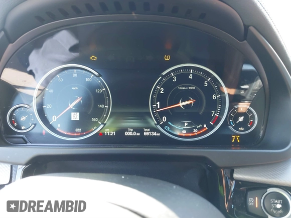 2018 BMW X6 xDrive35i with VIN 5UXKU2C5XJ0X50408, listed as a IAAI auction lot 41798784 with 69,134 mi miles. Bid and sale history available at carsss.com. Image 7.