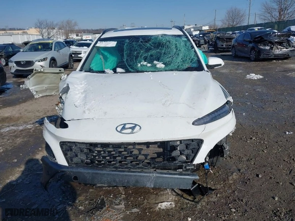 2022 Hyundai Kona Limited with VIN KM8K5CA34NU902151, listed as a IAAI auction lot 41413001 with NaN miles. Bid and sale history available at carsss.com. Image 11.