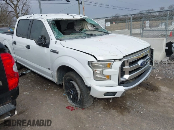 2015 Ford F-150 XL with VIN 1FTEW1CF9FFA40738, listed as a IAAI auction lot 41715885 with 296,111 mi miles. Bid and sale history available at carsss.com. Image 1.