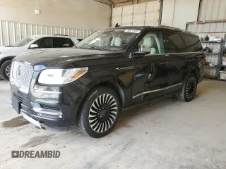 2020 Lincoln Navigator Black Label with VIN 5LMJJ2TTXLEL17917, listed as a Copart auction lot 56672935 with 75,538 mi miles and Salvage title. Bid and sale history available at DreamBid. Image 1.