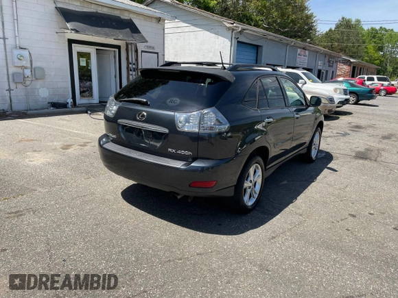 2008 Lexus RX 400h with VIN JTJGW31U782010005, listed as a Copart auction lot 53940285 with 271,366 mi miles and Clean Title. Bid and sale history available at DreamBid. Image 4.