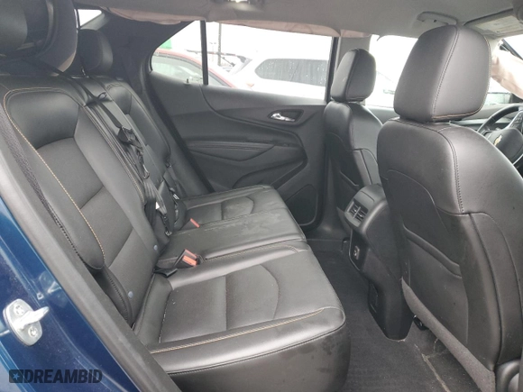 2020 Chevrolet Equinox Premier with VIN 2GNAXNEV7L6179688, listed as a Copart auction lot 43816605 with 53,697 mi miles and Salvage Title. Bid and sale history available at carsss.com. Image 11.