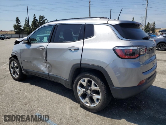 2018 Jeep Compass Limited with VIN 3C4NJCCB4JT362175, listed as a Copart auction lot 52439535 with 123,034 mi miles and Salvage Title. Bid and sale history available at carsss.com. Image 2.