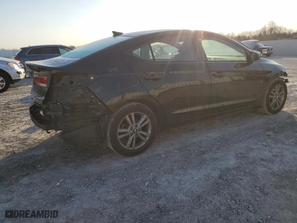2018 Hyundai Elantra SEL with VIN 5NPD84LF5JH221471, listed as a Copart auction lot 48851105 with 99,284 mi miles and Salvage Title. Bid and sale history available at carsss.com. Image 3.