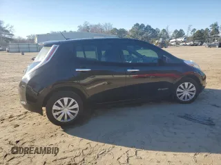 2015 Nissan LEAF S with VIN 1N4AZ0CP6FC332542, listed as a Copart auction lot 88850955 with 47,921 mi miles and Salvage Title. Bid and sale history available at DreamBid. Image 3.
