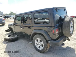 2022 Jeep Wrangler Unlimited Willys with VIN 1C4HJXDMXNW254583, listed as a Copart auction lot 70820684 with 42,931 mi miles and Salvage Title. Bid and sale history available at DreamBid. Image 2.