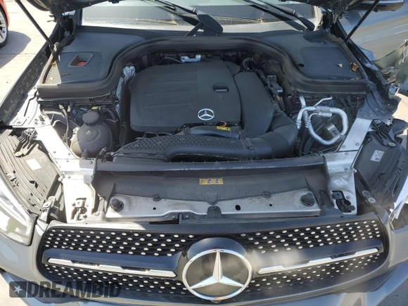 2021 Mercedes-Benz GLC 300 with VIN W1N0G8DB8MV270973, listed as a Copart auction lot 57184335 with 43,304 mi miles and Salvage title. Bid and sale history available at DreamBid. Image 12.