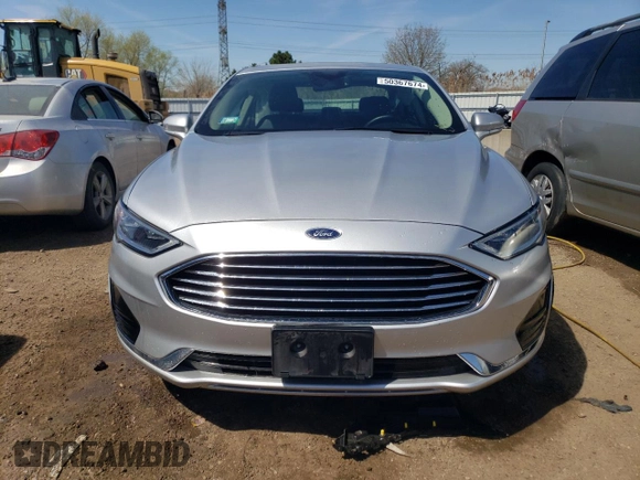 2019 Ford Fusion SEL with VIN 3FA6P0CD5KR253148, listed as a Copart auction lot 50367674 with 44,718 mi miles and Salvage Title. Bid and sale history available at carsss.com. Image 5.