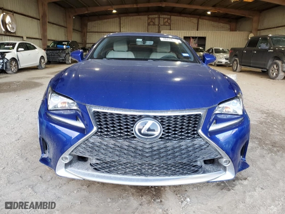 2015 Lexus RC 350 with VIN JTHHE5BC0F5001880, listed as a Copart auction lot 78278324 with 90,325 mi miles and Salvage Title. Bid and sale history available at carsss.com. Image 5.