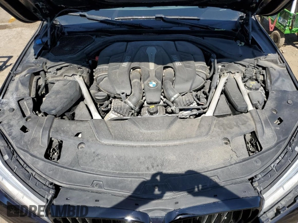 2019 BMW 7 Series 750i xDrive с VIN WBA7F2C57KB240392, выставлен на аукционе Copart как лот 58296274 с пробегом 44 676 миль миль и Списание • Salvage title. История ставок и продаж доступна на DreamBid. Изображение 11.