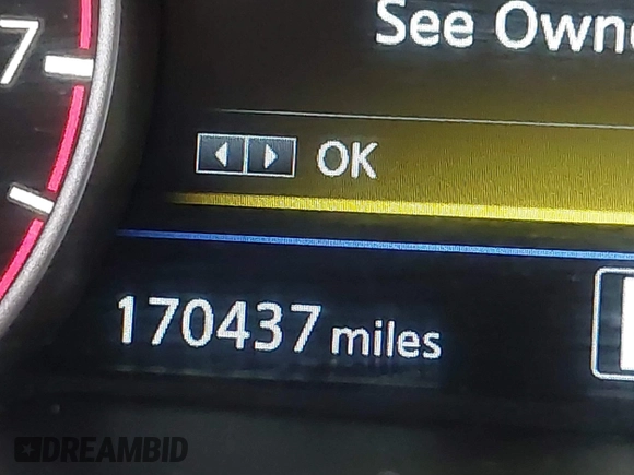 2017 Nissan Maxima SV with VIN 1N4AA6AP1HC429762, listed as a IAAI auction lot 41187139 with 170,437 mi miles and . Bid and sale history available at DreamBid. Image 15.