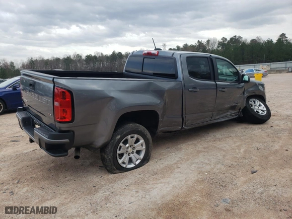 2021 Chevrolet Colorado 2WD LT with VIN 1GCGSCEN1M1147815, listed as a Copart auction lot 49867215 with 30,609 mi miles and Salvage Title. Bid and sale history available at carsss.com. Image 3.