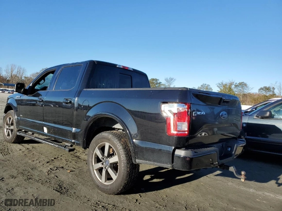 2016 Ford F-150 XLT with VIN 1FTEW1EG1GFD49398, listed as a Copart auction lot 81835724 with 76,030 mi miles and Salvage Title. Bid and sale history available at carsss.com. Image 2.