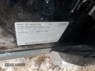 2021 Audi Q5 Prestige with VIN WA1CAAFY6M2114148, listed as a Copart auction lot 44879675 with 45,159 mi miles and Salvage Title. Bid and sale history available at carsss.com. Image 13.