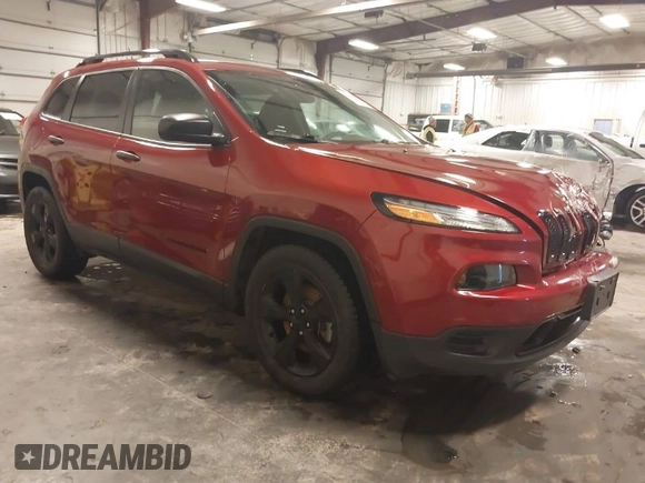 2017 Jeep Cherokee Sport with VIN 1C4PJLAB8HW644366, listed as a IAAI auction lot 41416836 with 48,351 mi miles and . Bid and sale history available at DreamBid. Image 1.