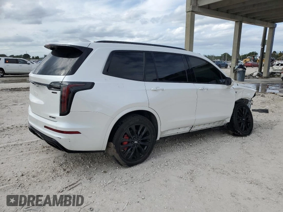 2021 Cadillac XT6 Sport with VIN 1GYKPGRS4MZ182492, listed as a Copart auction lot 75532004 with 38,081 mi miles and Salvage title. Bid and sale history available at DreamBid. Image 3.