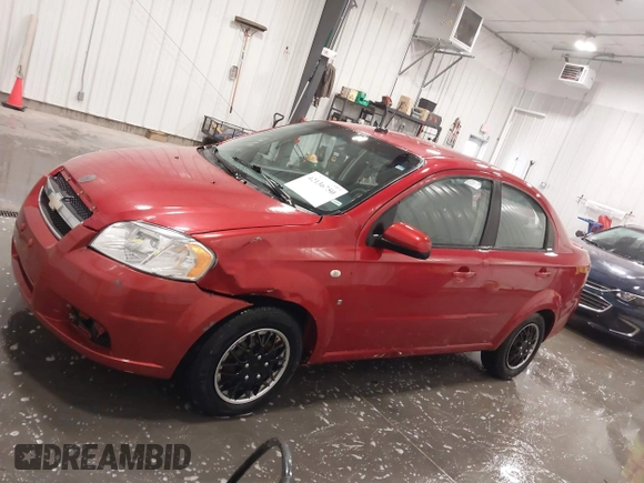 2009 Chevrolet Aveo 1LT with VIN KL1TD56E19B612668, listed as a IAAI auction lot 42136750 with 110,933 mi miles and . Bid and sale history available at DreamBid. Image 14.