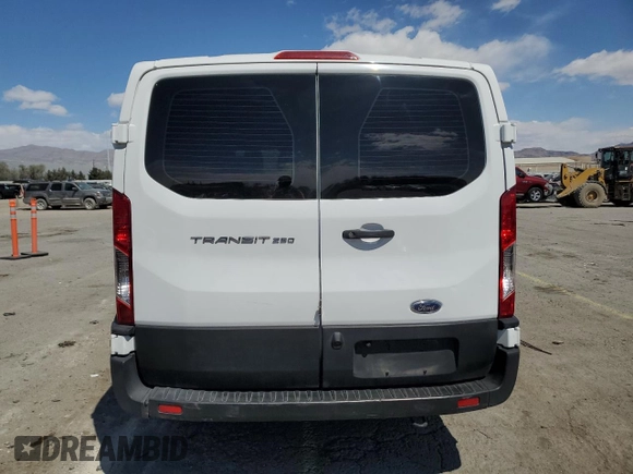 2021 Ford Transit Cargo with VIN 1FTBR1Y85MKA82588, listed as a Copart auction lot 53712195 with 37,431 mi miles and Salvage title. Bid and sale history available at DreamBid. Image 6.