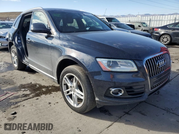 2017 Audi Q5 Premium with VIN WA1C2AFPXHA075449, listed as a Copart auction lot 42834765 with 93,026 mi miles and Salvage Title. Bid and sale history available at carsss.com. Image 4.