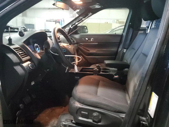 2017 Ford Police Interceptor Utility with VIN 1FM5K8AR4HGB08020, listed as a Copart auction lot 47778555 with 114,960 mi miles and Salvage Title. Bid and sale history available at carsss.com. Image 7.