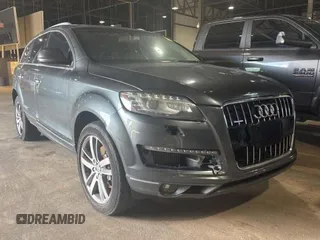 2015 Audi Q7 Premium Plus with VIN WA1LMAFE2FD013712, listed as a Copart auction lot 55687815 with 140,167 mi miles and Clean title. Bid and sale history available at DreamBid. Image 1.