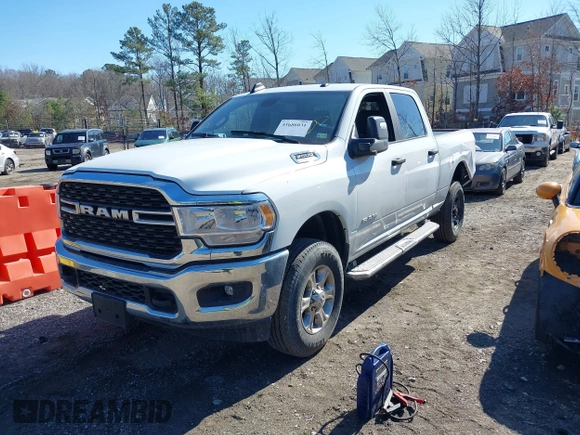 2024 Ram 2500 Big Horn with VIN 3C6UR5DJ2RG311145, listed as a IAAI auction lot 41686031 with 13,208 mi miles. Bid and sale history available at carsss.com. Image 18.