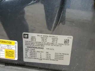 2014 Chevrolet Traverse LS z VIN 1GNKVFKD8EJ269403, wystawiony jako Copart lot #56546145 z przebiegiem 174 019 mil mil oraz Szkoda całkowita • Salvage title. Historia ofert i sprzedaży dostępna na DreamBid. Obrazek 13.