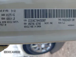 2010 Chrysler 300 C Hemi with VIN 2C3CA6CT8AH292887, listed as a IAAI auction lot 41844352 with 135,860 mi miles and . Bid and sale history available at carsss.com. Image 9.