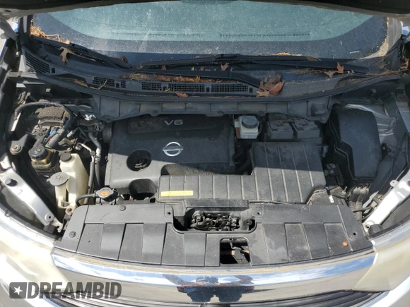 2011 Nissan Quest SL with VIN JN8AE2KP0B9010025, listed as a Copart auction lot 56332935 with 144,538 mi miles and Clean title. Bid and sale history available at DreamBid. Image 12.