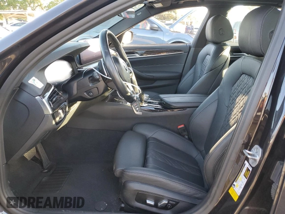 2022 BMW 5 Series 530i with VIN WBA53BH0XNWX38371, listed as a Copart auction lot 46654625 with 80,807 mi miles and Salvage title. Bid and sale history available at DreamBid. Image 7.