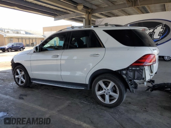 2017 Mercedes-Benz GLE 350 with VIN 4JGDA5HB1HA897655, listed as a Copart auction lot 60887775 with 79,325 mi miles and Salvage title. Bid and sale history available at DreamBid. Image 2.