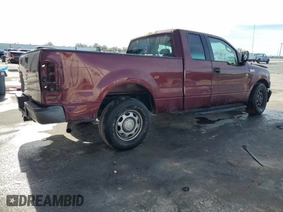 2006 Ford F-150 STX with VIN 1FTRX12W46NB75180, listed as a Copart auction lot 48231805 with 201,540 mi miles and Salvage Title. Bid and sale history available at carsss.com. Image 3.