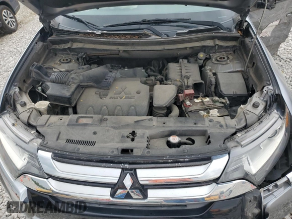 2016 Mitsubishi Outlander SE with VIN JA4AZ3A36GZ002081, listed as a Copart auction lot 59779885 with 142,747 mi miles and Salvage title. Bid and sale history available at DreamBid. Image 12.