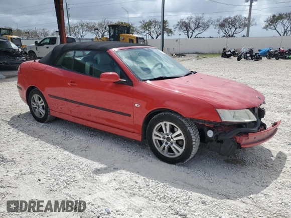 2006 Saab 9-3 with VIN YS3FD79Y566110279, listed as a Copart auction lot 51742905 with 140,976 mi miles and Salvage Title. Bid and sale history available at carsss.com. Image 4.