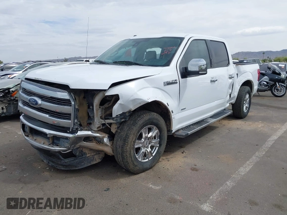 2015 Ford F-150 XLT w/HD Payload Pkg with VIN 1FTFW1EG0FKD99316, listed as a IAAI auction lot 42024645 with 275,335 mi miles. Bid and sale history available at carsss.com. Image 2.