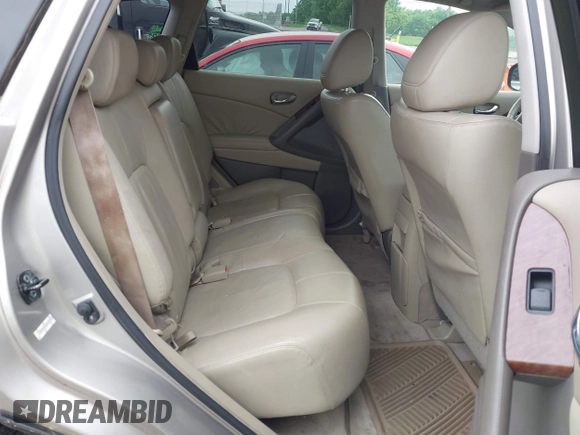 2009 Nissan Murano S with VIN JN8AZ18W69W208486, listed as a IAAI auction lot 42234978 with 195,230 mi miles and . Bid and sale history available at DreamBid. Image 8.