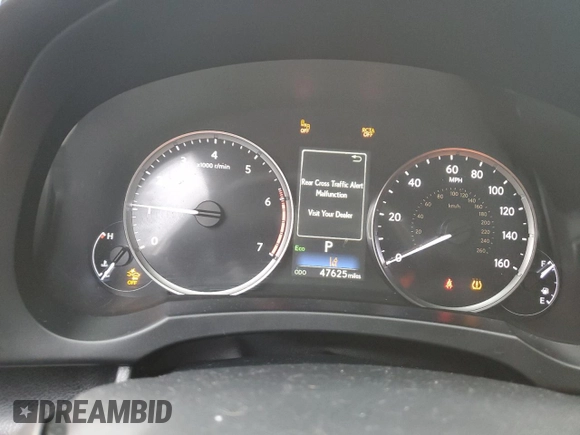 2021 Lexus IS with VIN JTHC81F29M5043408, listed as a Copart auction lot 81128854 with 47,625 mi miles and Salvage Title. Bid and sale history available at carsss.com. Image 9.