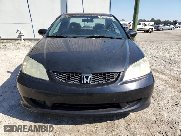 2005 Honda Civic LX with VIN 1HGEM21565L055009, listed as a Copart auction lot 76300934 with 208,613 mi miles and Clean Title. Bid and sale history available at DreamBid. Image 6.