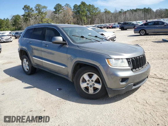 2012 Jeep Grand Cherokee Laredo with VIN 1C4RJEAG7CC281701, listed as a Copart auction lot 47366415 with 193,477 mi miles and Salvage Title. Bid and sale history available at carsss.com. Image 4.