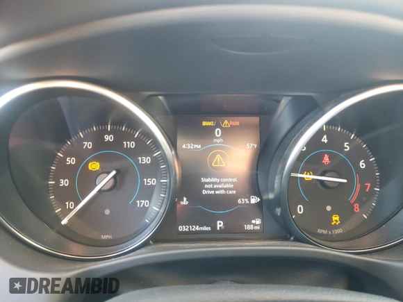 2019 Jaguar XE 25t Premium with VIN SAJAD4FX0KCP47752, listed as a Copart auction lot 87011974 with 32,124 mi miles and Salvage Title. Bid and sale history available at carsss.com. Image 9.