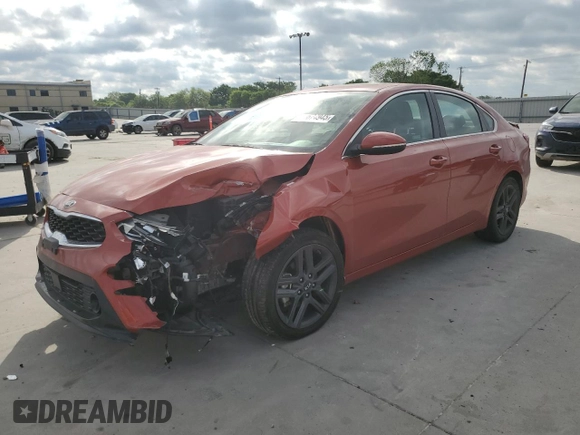2019 Kia Forte EX with VIN 3KPF54AD4KE062273, listed as a Copart auction lot 53674945 with 51,917 mi miles and Salvage Title. Bid and sale history available at carsss.com. Image 1.