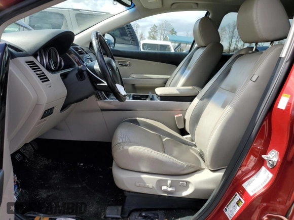 2010 Mazda CX-9 Touring with VIN JM3TB2MA0A0205610, listed as a Copart auction lot 47289105 with 134,046 mi miles and Salvage Title. Bid and sale history available at carsss.com. Image 7.