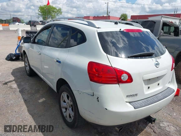 2010 Nissan Rogue S with VIN JN8AS5MT3AW011898, listed as a IAAI auction lot 42040480 with 188,700 mi miles and . Bid and sale history available at carsss.com. Image 3.
